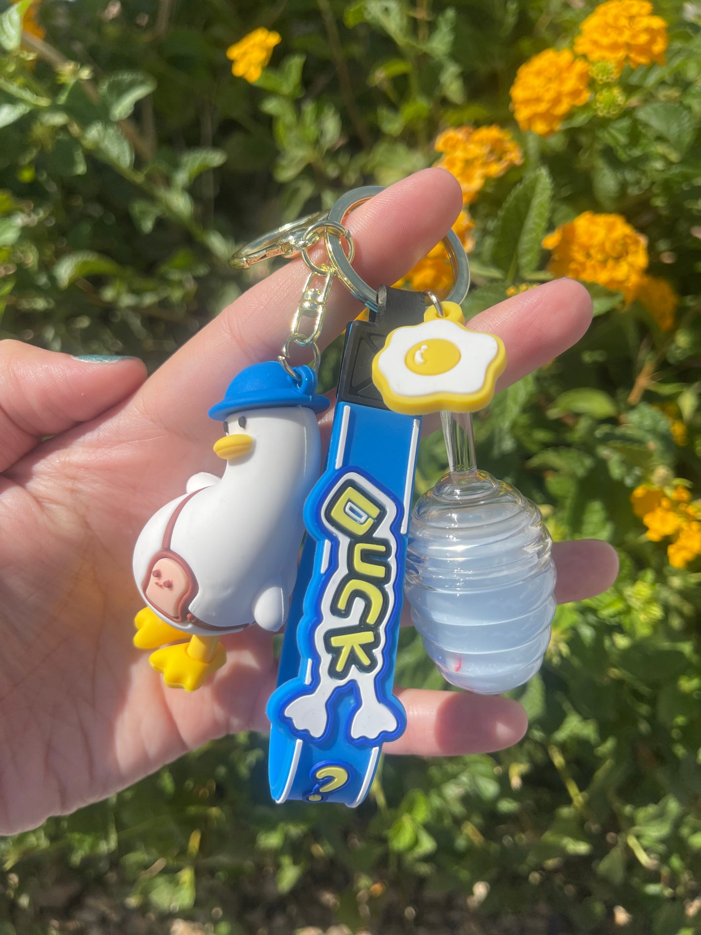 Duck Duck Gloss Keychain