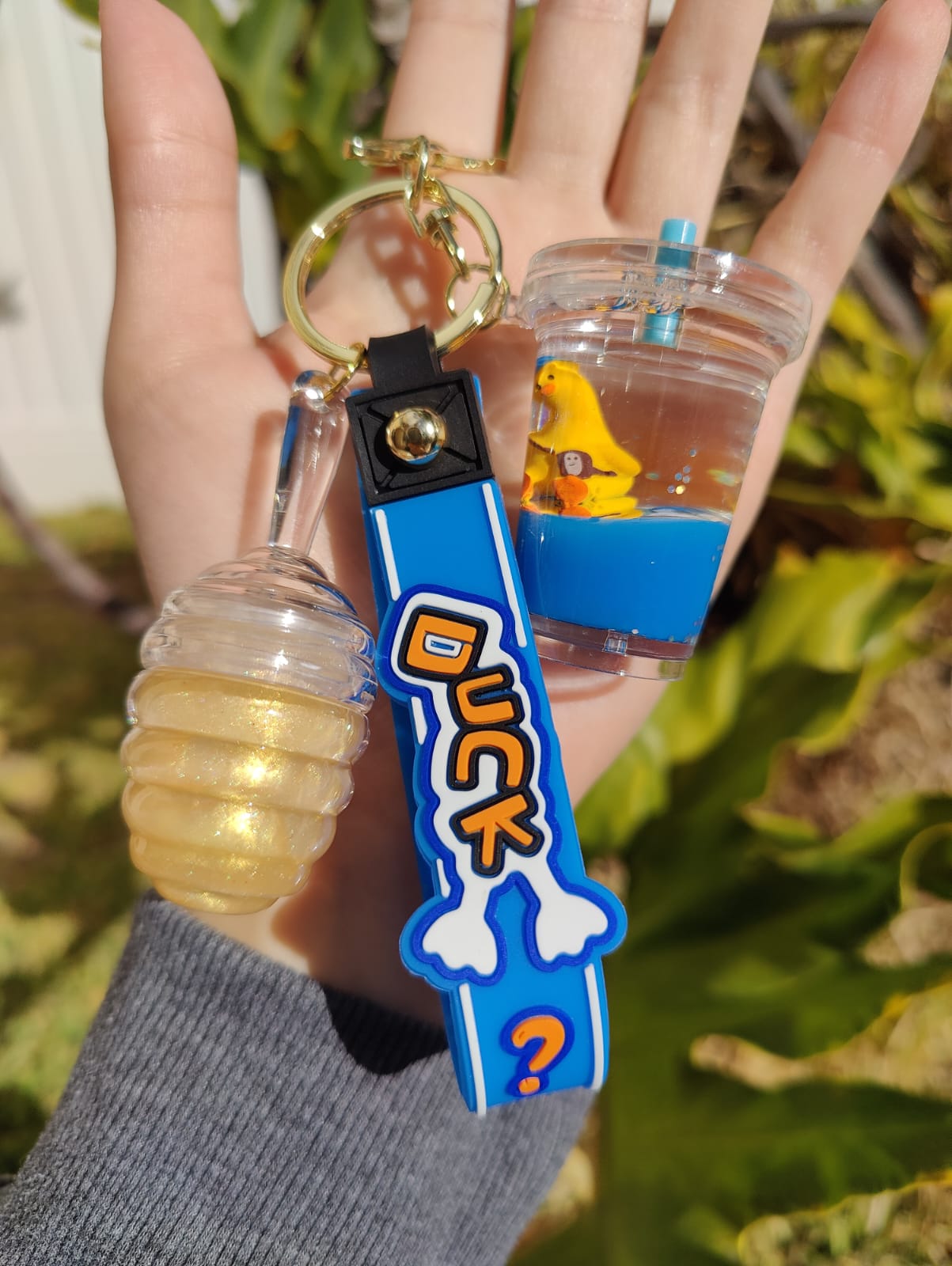 Quack Quack Gloss Keychain